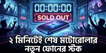 ২ মিনিটেই শেষ মটোরোলার নতুন ফোনের স্টক